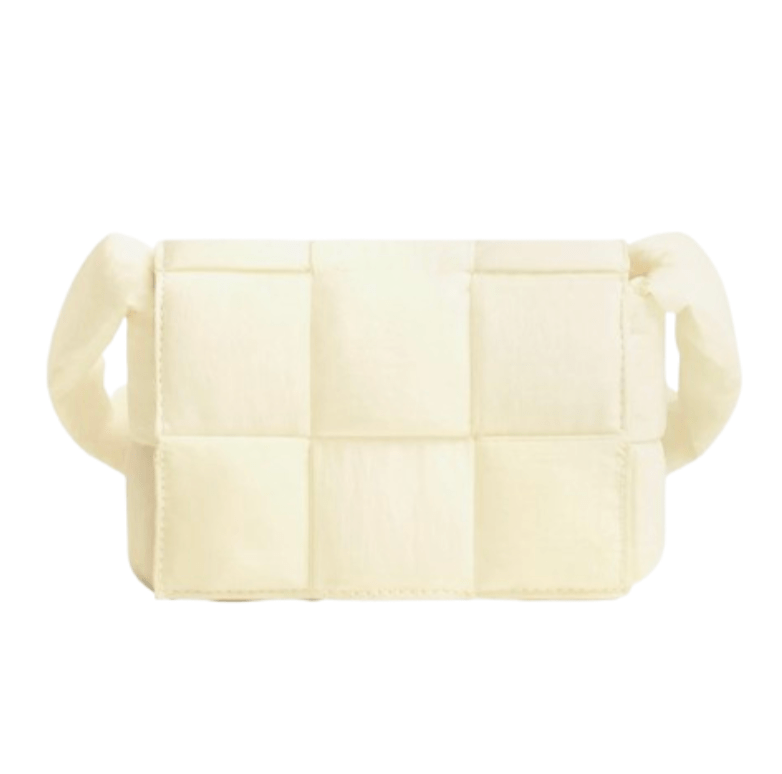 Bottega Veneta Mini Padded Tech Cassette White
