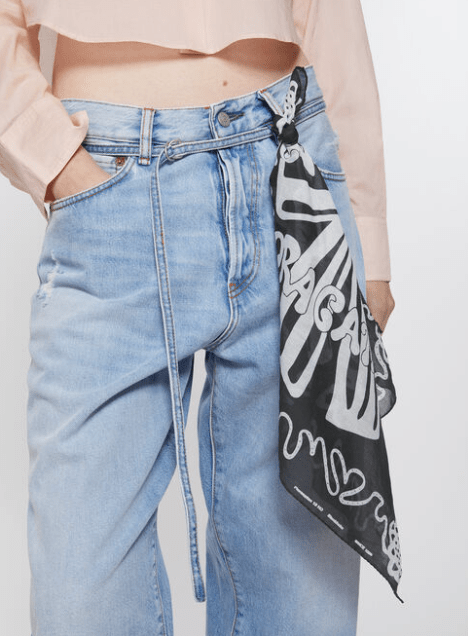 Acne Studios Printed Square Scarf