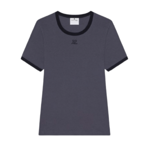 (W) Courreges Heritage T-Shirt Denim Black