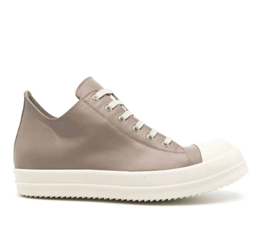 Rick Owens Grey White Sneakers