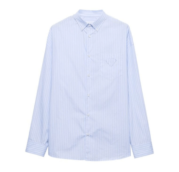 Prada Striped Button-Down Shirt