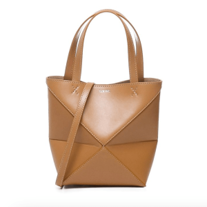 Loewe Puzzle Fold Mini Tote Bag - Brown