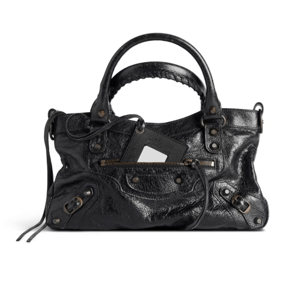 Balenciaga Le Cagole City First Tote Bag - Black
