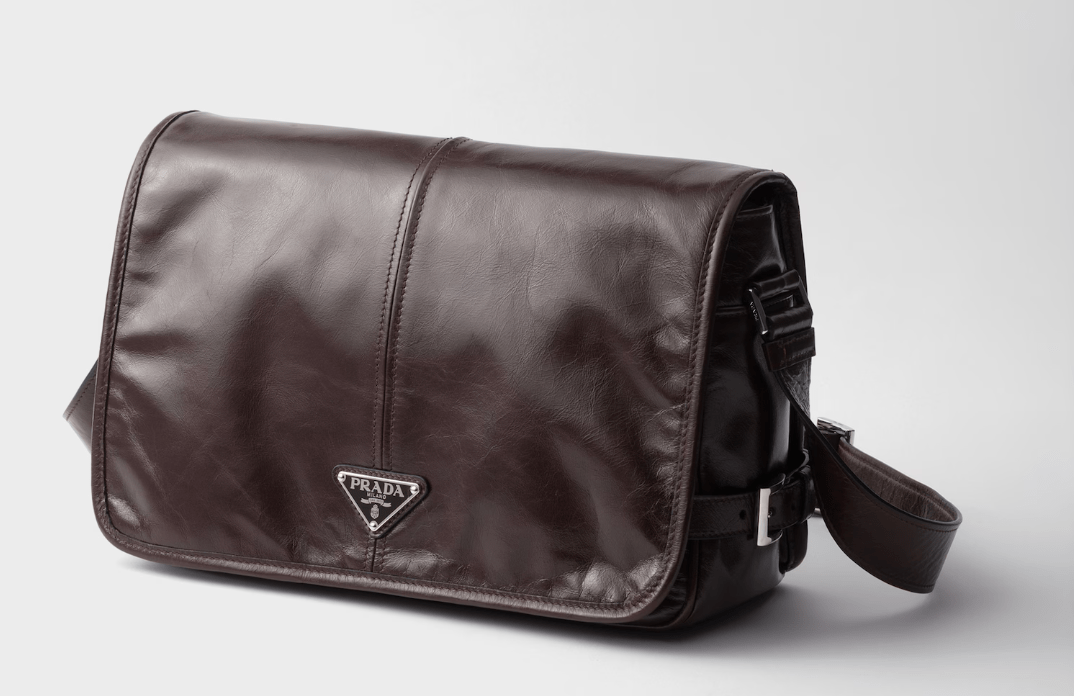 PRADA Leather Shoulder Bag 