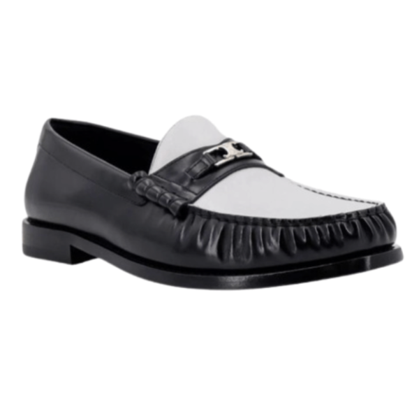 CELINE Ruco Triomphe Leather Loafers