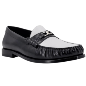 CELINE Ruco Triomphe Leather Loafers