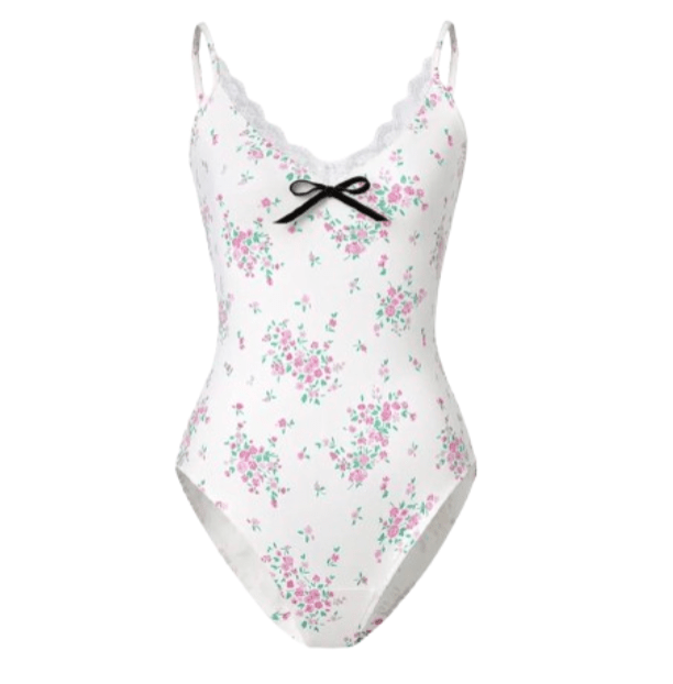 (W) Haus Nowhere x Shushu/Tong Ribbon Swim Suit White