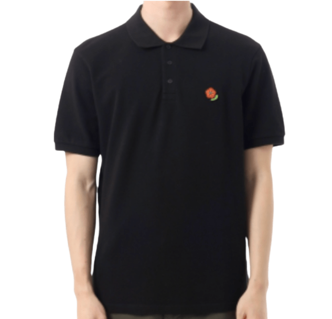 KENZO Pop Embroidery Slim Polo Shirt 