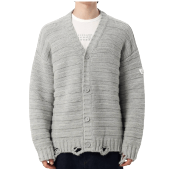 MM6 Numeric Logo Cardigan