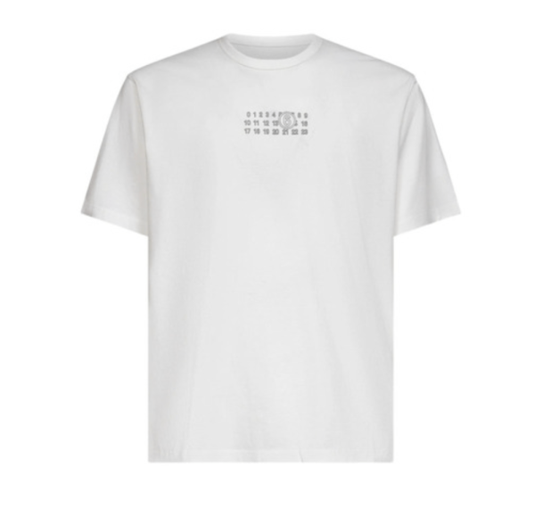 MM6 NUMERIC T-SHIRT WHITE