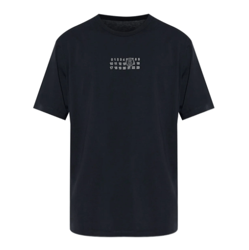 MM6 NUMERIC T-SHIRT BLACK