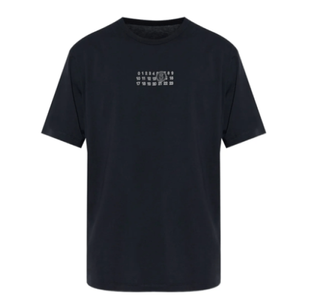 MM6 NUMERIC T-SHIRT BLACK