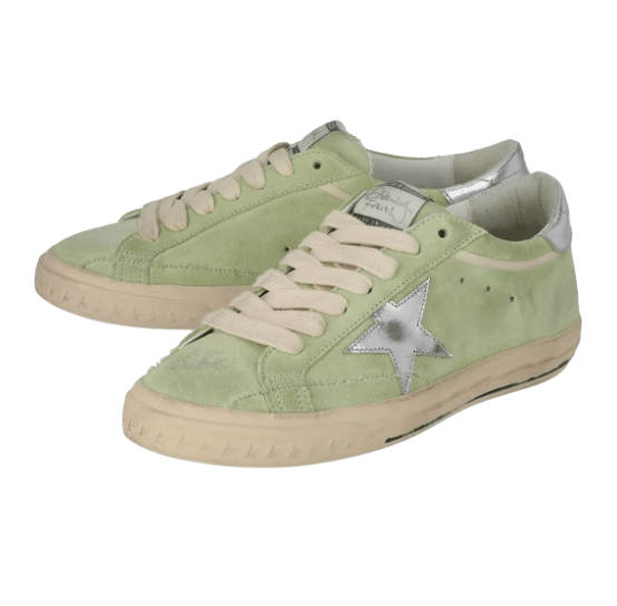 GOLDEN GOOSE Superstar Suede Sneakers - Green