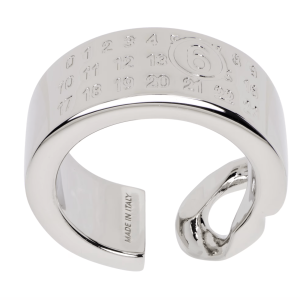 MM6 Maison Margiela Minimal Numeric Cuff Ring