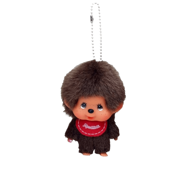 Monchhichi Bighead SS Boy Key Chain Brown