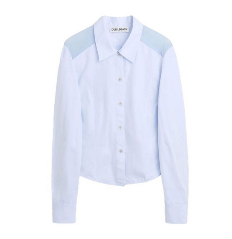 OUR LEGACY CINCHER Poplin Shirt