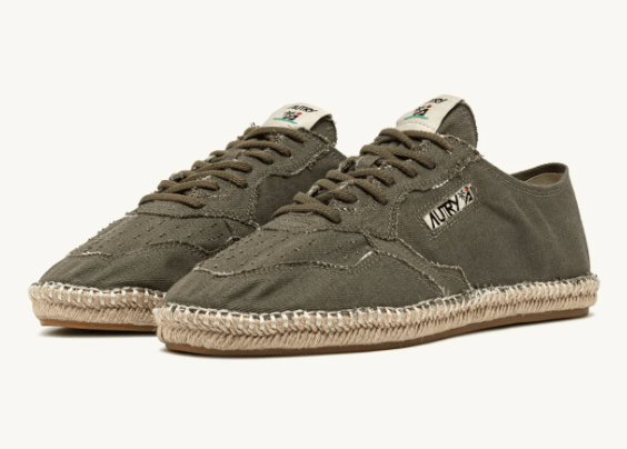 AUTRY Sandy Espadrilles in Military Canvas