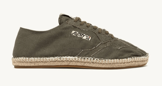 AUTRY Sandy Espadrilles in Military Canvas