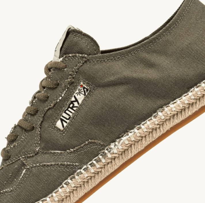 AUTRY Sandy Espadrilles in Military Canvas