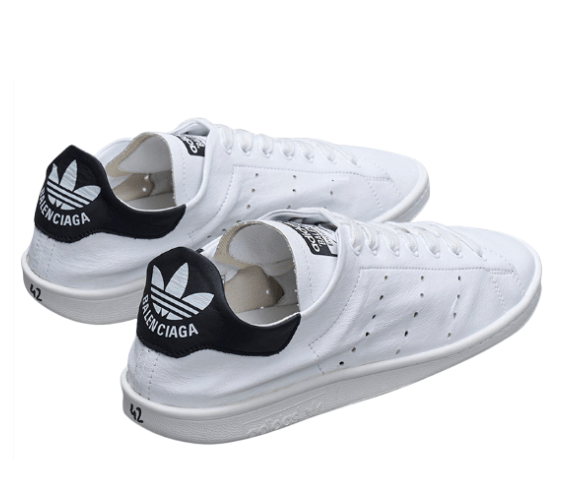 (W) Balenciaga x Adidas Stan Smith Core White Core Black