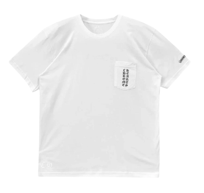 Chrome Hearts Scroll Logo T-Shirt White - Tokyo Exclusive