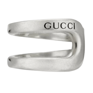 Gucci Wrapped Horsebit Ring 925 Sterling Silver