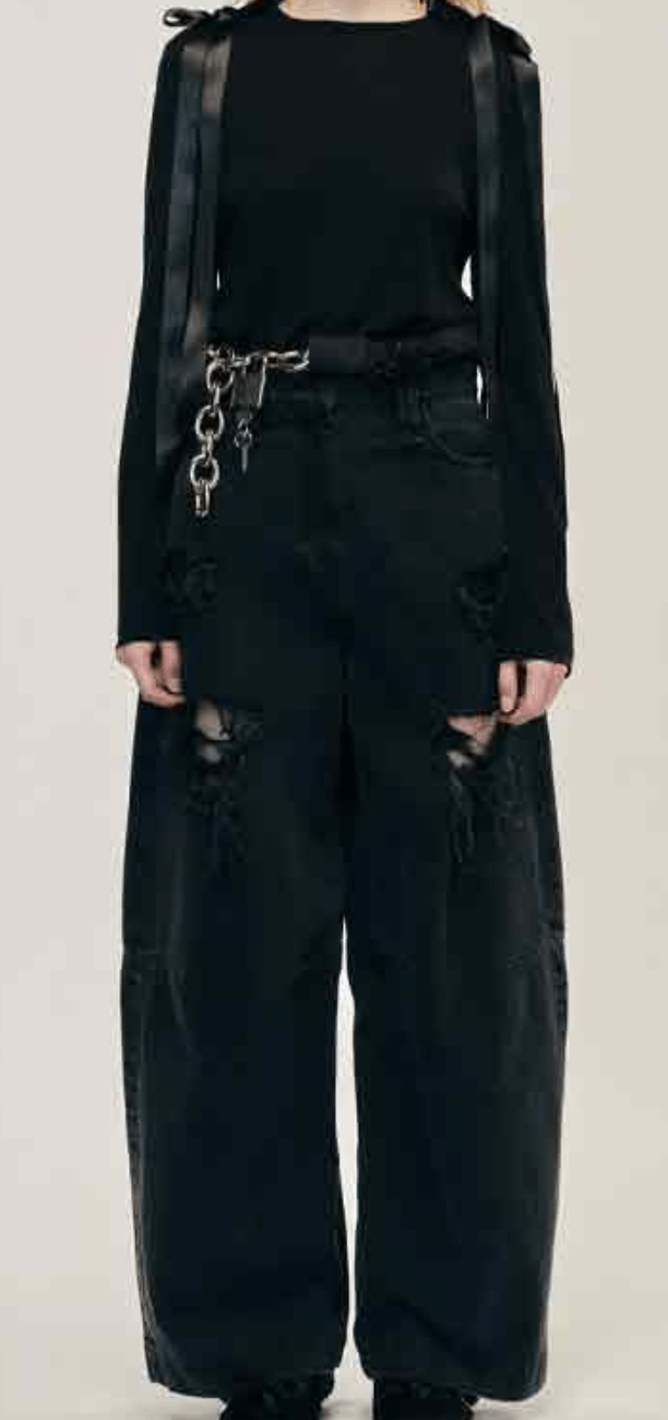 Simone Rocha Bow Ribbon Tail Long Sleeve