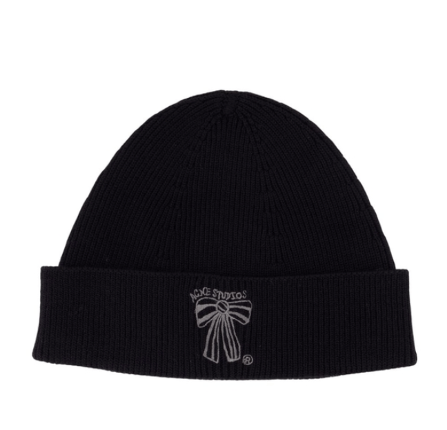 Acne Studios Black Beanie