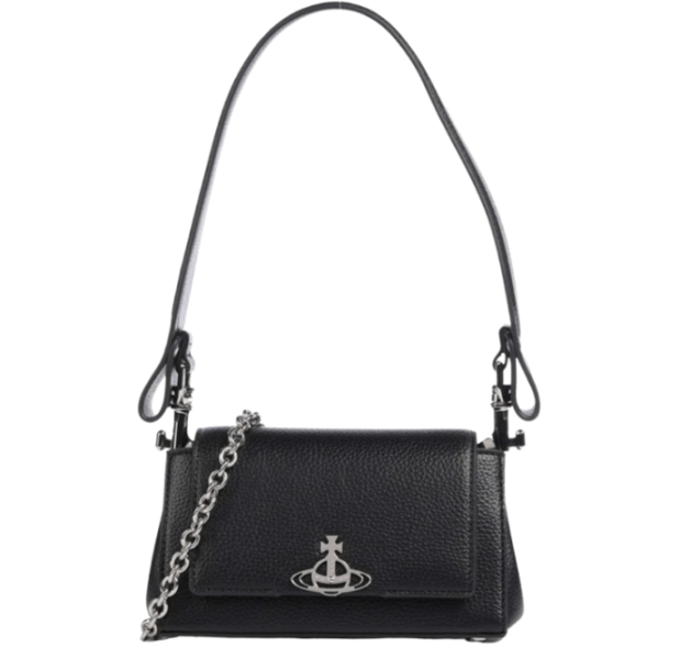 Vivienne Westwood Hazel Small Shoulder Bag Black