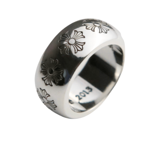 Round CH Fleur Ring