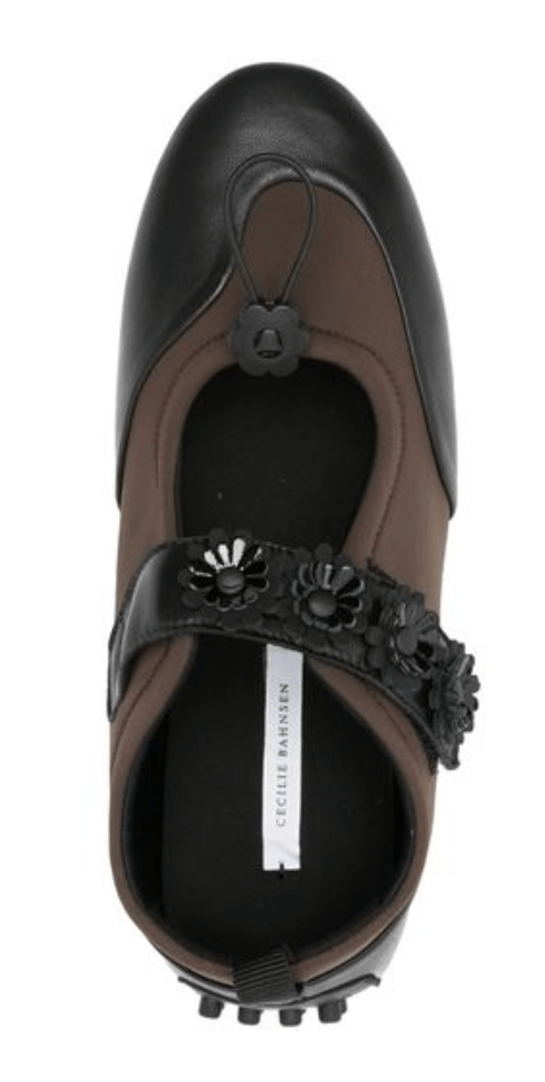 Cecilie Bahnsen Brown and Black Flat Shoes