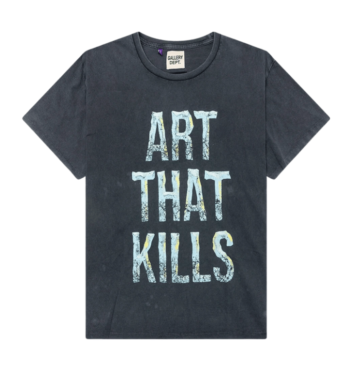 Gallery Dept. Broken Art That Kills T-Shirt Vintage Black
