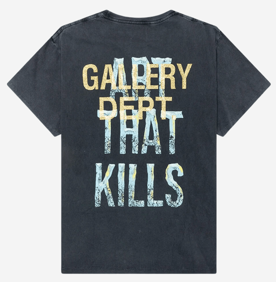 Gallery Dept. Broken Art That Kills T-Shirt Vintage Black