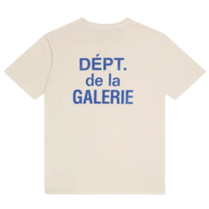 Gallery Dept. French T-Shirt Cream Blue