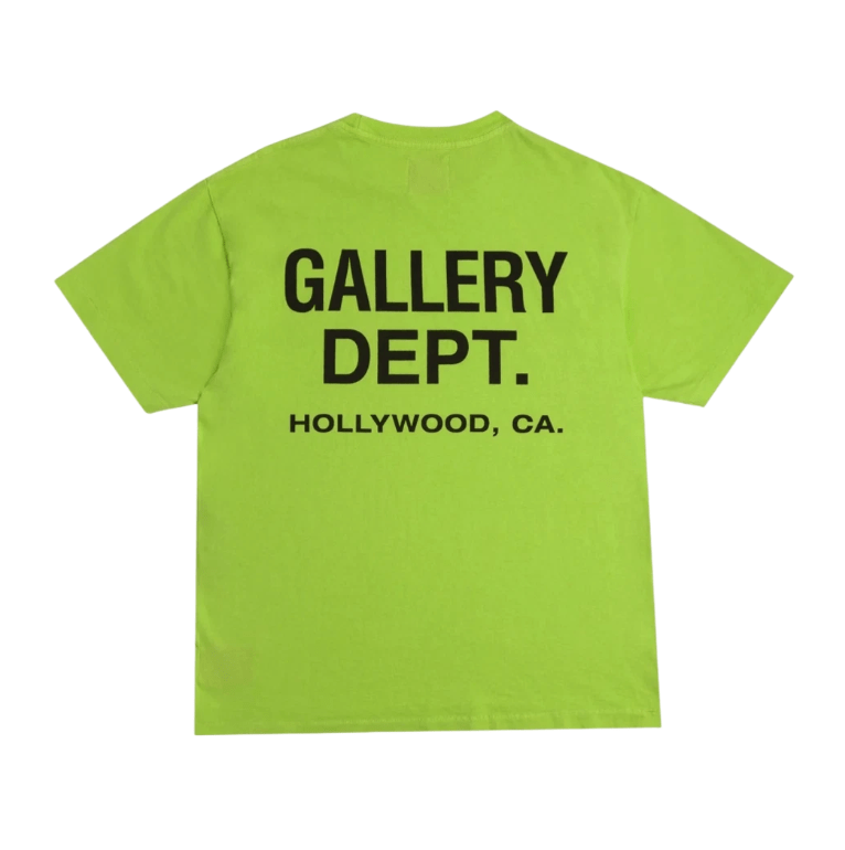 Gallery Dept. Souvenir T-Shirt Lime Green
