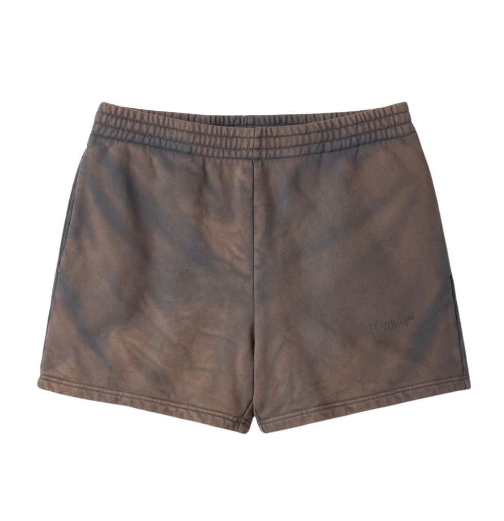 Tie-Dye Pattern Shorts - Brown