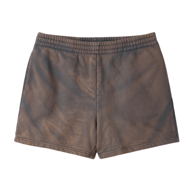 Tie-Dye Pattern Shorts - Brown