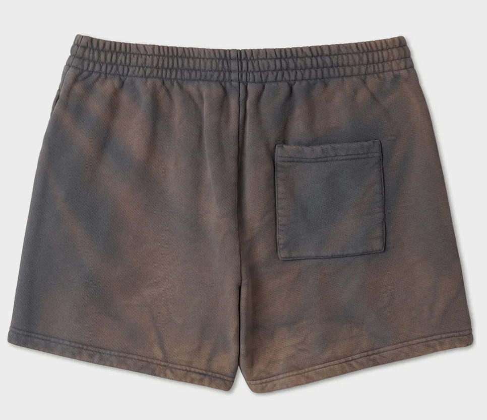 Tie-Dye Pattern Shorts - Brown