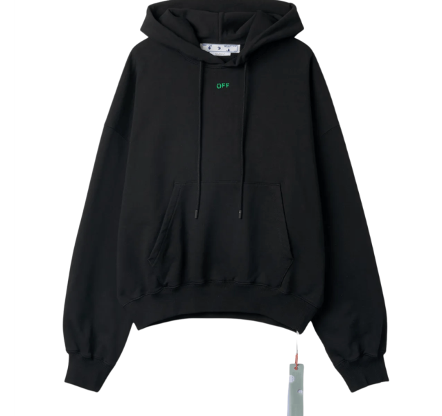 Alien Mush Boxy Hoodie - Black