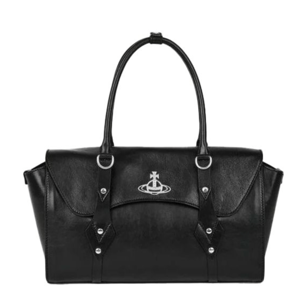 Vivienne Westwood Bettina Orb Logo Medium Tote Bag