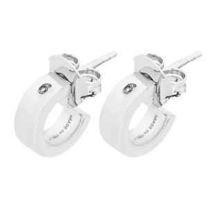 MM6 Maison Margiela  Minimal Numeric Earrings  Silver 