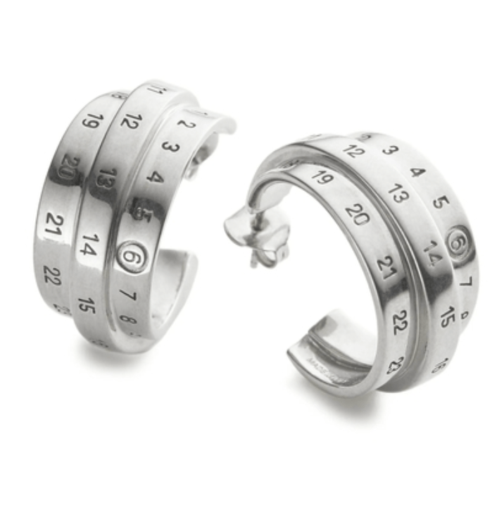 MM6 Maison Margiela Silver Earrings