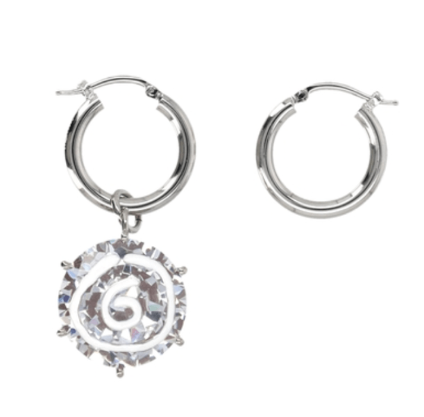 MM6 Maison Margiela Silver Earrings