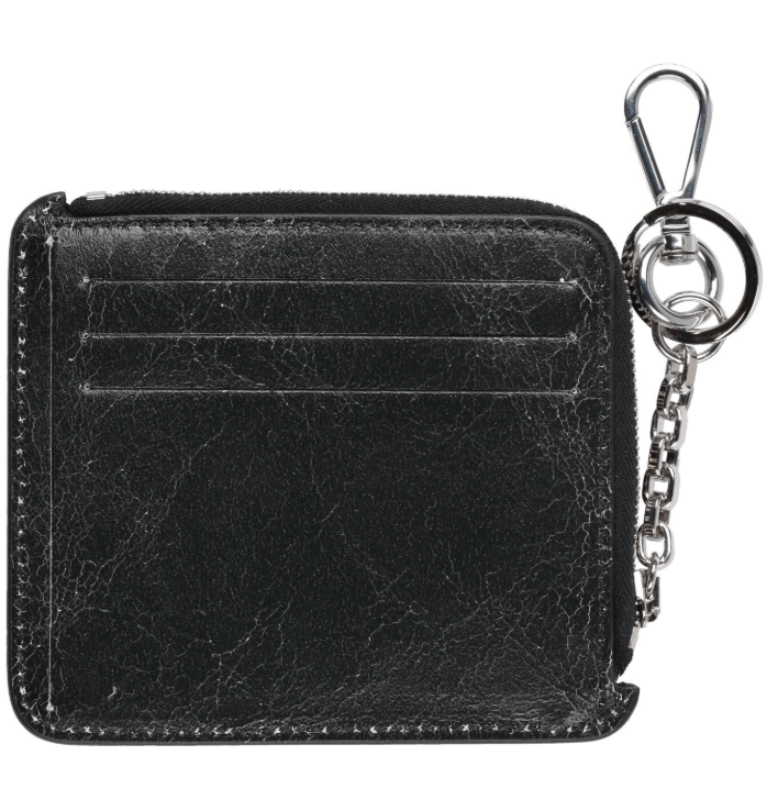Acne Studios Zip Leather Wallet 'Black'