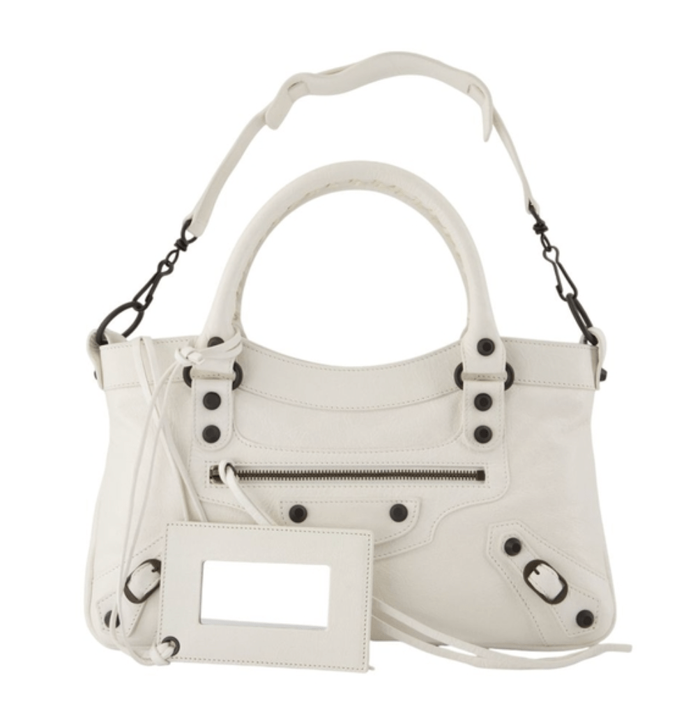 BALENCIAGA Le Cité First White Tote Bag