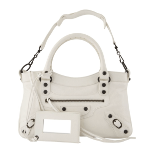 BALENCIAGA Le Cité First White Tote Bag