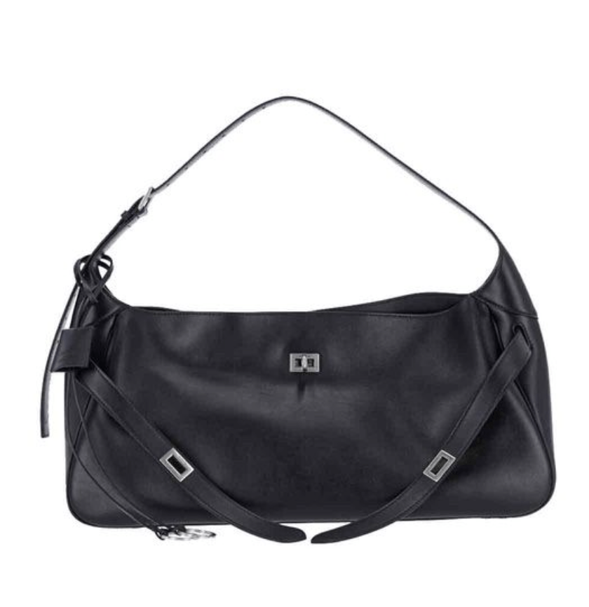 BALENCIAGA Bel Air Medium Black Shoulder Bag
