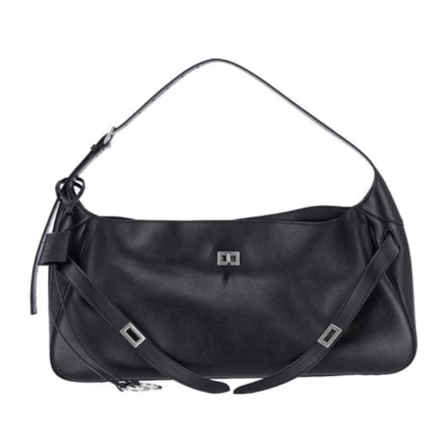 BALENCIAGA Bel Air Medium Black Shoulder Bag