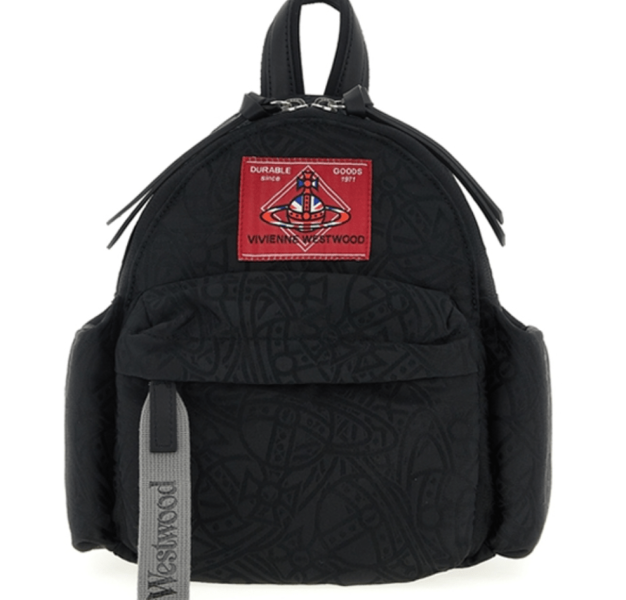 Vivienne Westwood George Black Backpack