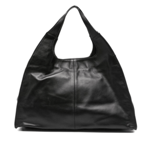 Gimaguas Black Leather Tote Bag